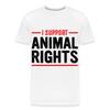 I Support Animal Rights Shirt Vegetarian T-Shirt Go Vegan Size S-6XL
