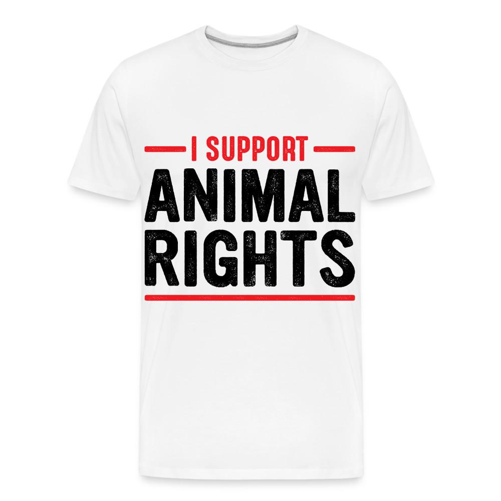 

I support animal rights shirt Vegetarian T-Shirt Go Vegan size S-6XL M