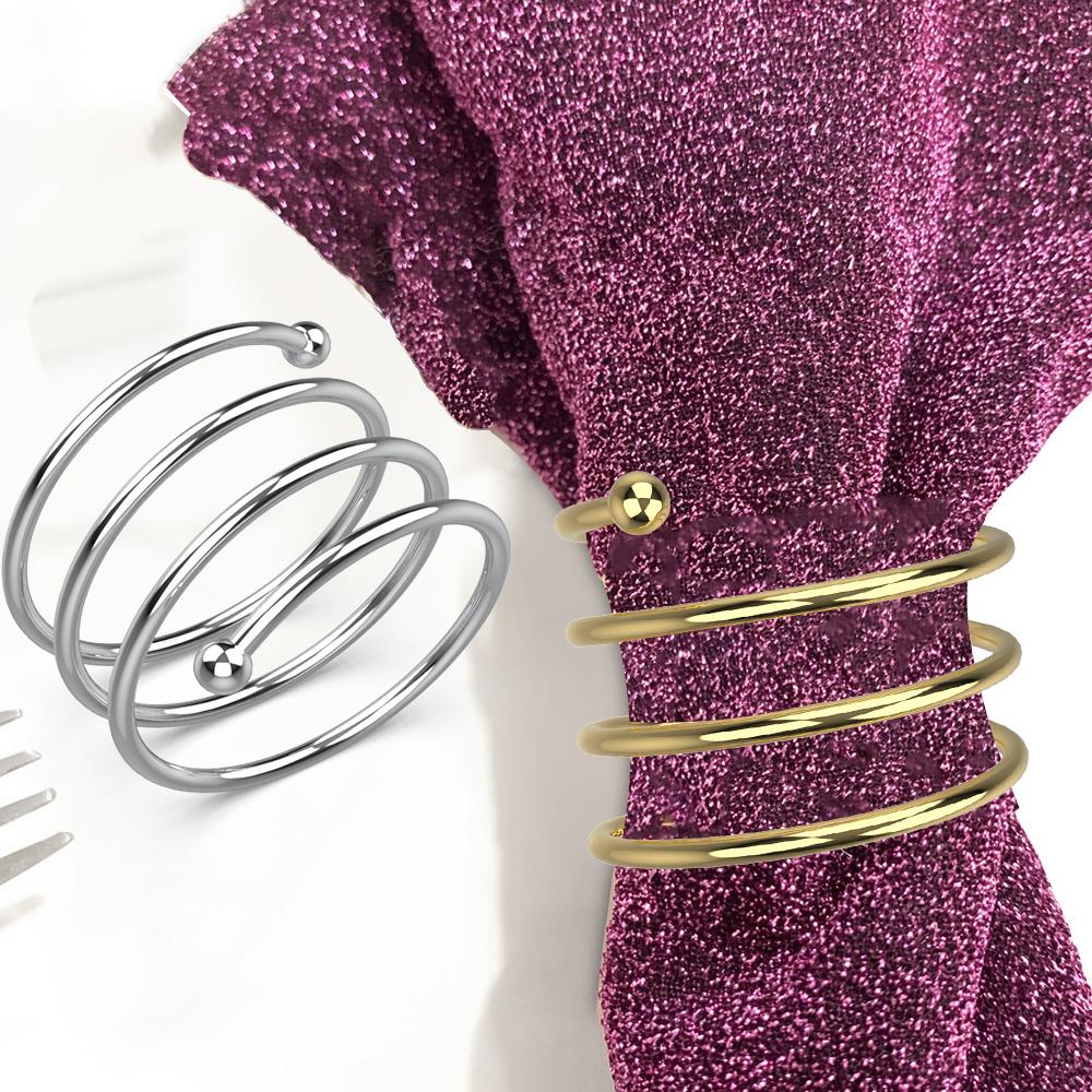For Bar Restaurant Party Dinner Napkin Ring West Dinner Towel Buckle Table Decoration