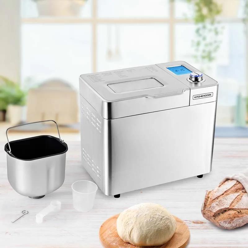 Kitchencook - Smart_i - Inox - Machine à Pain - 550 W - 25 Programmes