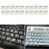 20pcs Glass Like Clear Cats Face Keyboard Top Quick Installation & Reusable Caps Protect Manicures While Typing