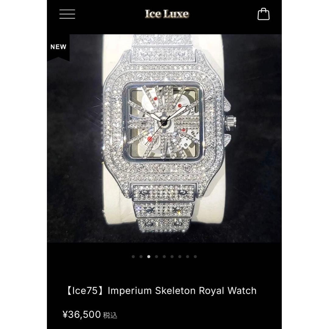 Used iced out watch