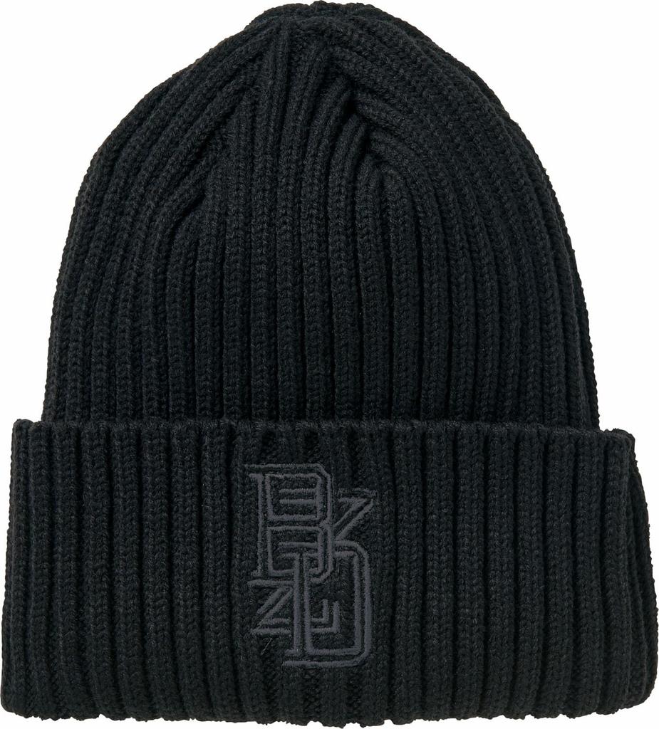 Hat Knit Cap ZETT by BEAMS DESIGN BH79702 [ZETT] Men's Black/Gray