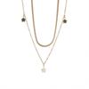 316L Stainless Steel Multilayer Chain Star Charm Necklace Bracelet For Women New Trend Jewelry Set Girls Party Gifts