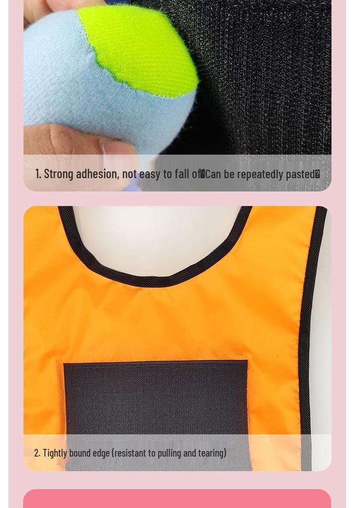 Children's Sticky Ball Dodgeball Vest for Outdoor Parent-Child Games