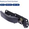 Interior Ide Front Right Passenger Door Handle Compatible With 2007-2014 Chevy Silverado Avalanche Suburban Tahoe Escalade Sierra Models, Replace OE#