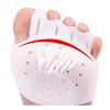 3 Pairs Five-Hole Metatarsal Pads - Silicone Foot Pads for Toe Alignment, Pain Relief & Comfort for Metatarsalgia, Neuroma & Bunions