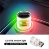 Mini USB LED Car Light Auto Interior Atmosphere Light Auto Colorful Lamp For KIA K1 Cerato Soul Venga Forte Spectra Sedona Niro