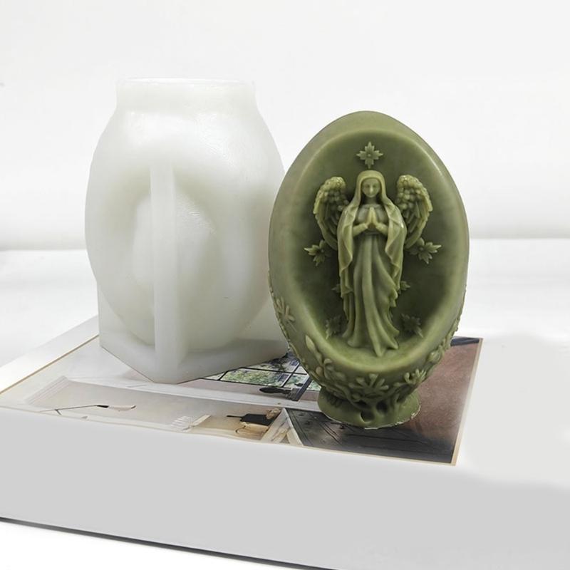 Goddess Sculpture Silicone Candle Molds for Handmade Candle Soap Chocolate Goddess Statue Silicone Molds for Epoxy Resin