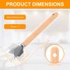 Meat Chopper & Masher Hamburger Grinder Stainless Steel/Nylon Heat Resistant Smasher for Ground Beef, Burger Grinder Potato Mix