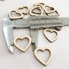 Eco-friendly Natural Wood Hollow Peach Heart Craft - Creative Style 
