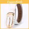 Korean Style Ladies Genuine Leather Belt With Stylish Pin Buckle For Work And Leisure