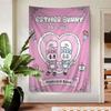 Cute Esther Bunny Rabbit Cartoon Tapestry Wall Hanging Decoration Household Home Decor