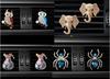 New Skull Style Perfume bottle car Air conditioning outlet perfume car perfume car interior accessories car fragrance