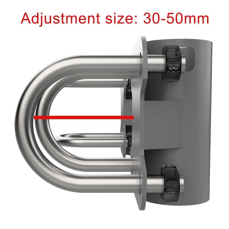 Pipe Adapter For Starlink Rv/Pole/Roof/Suv/Outdoor Mount Roof Mast To Pole To Pipe Mounting Adapter T2m1