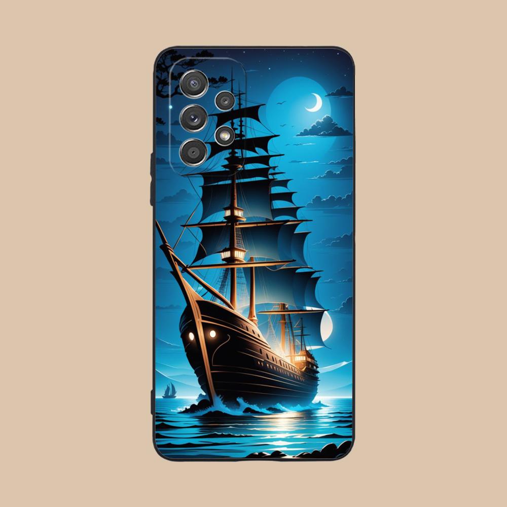 

Pirate Corsair Mobile Phone Case for Samsung Galaxy A56 55 54 53 52 51 36 35 34 23 16 15 5G Colorful Cover Luxury Cellphones Galaxy A51 5G