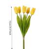 Realistic Simulation Big Tulip Real Touch Faux Tulip Branch Fake Flower  Dining Table