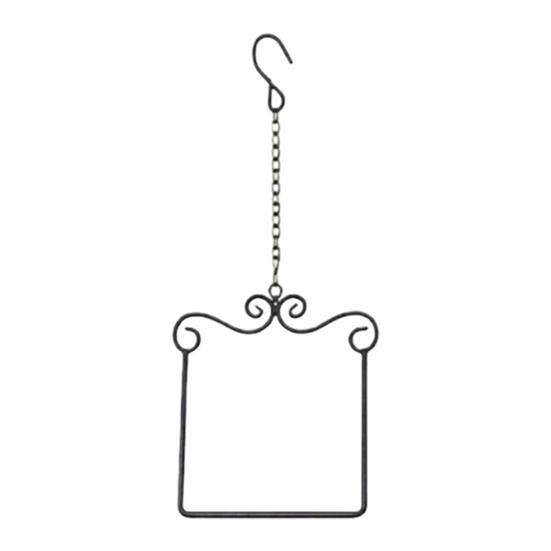 

Металлическая рама Качели и насесты для колибри Наружный насест для диких птиц с деревянным штифтом и подвесной цепью для ствола дерева, лужайки, патио, сада 1pc чёрный