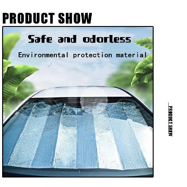 140x70CM Car Window Sun Shade Windshield Snow Ice Anti-UV Protection Front Rear Windshield Block Cover Visor Auto AccessoriesWindshield Sunshades 1