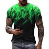Europe And America Hot Sale Viking Tattoo Art T shirt Men's 3D Print T-shirts Summer Casual Sports Short Sleeve Retro Tops