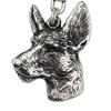 Ibizan Hound, Ibizan Podenco, Ibizan Warren Hound - Necklace with dog, silver-plated pendant for dog fan, unique jewelry by Art-Dog brand