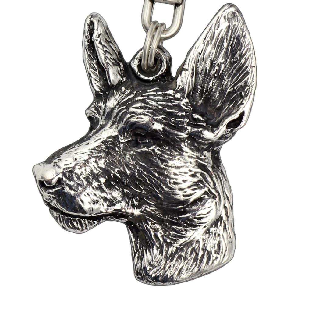 Ibizan Hound, Ibizan Podenco, Ibizan Warren Hound - Necklace with dog, silver-plated pendant for dog fan, unique jewelry by Art-Dog brand