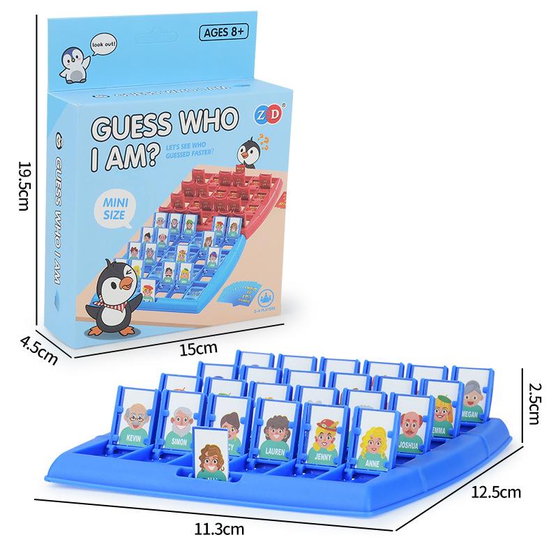 Children'S Guess Who I Am Learning Educational Toys, Thinking Logic Training Interactive Fun Board Game Toys