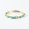 Enamel Vintage Cloisonne Bangle Traditional Women's Hand Bracelet Dainty Flower Bangle  Ladies