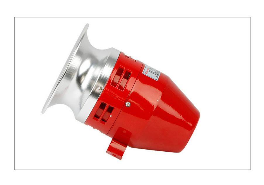MS-390 High Decibel Electric Motor Air Raid Siren - 12V/24V/220V Alarm Horn