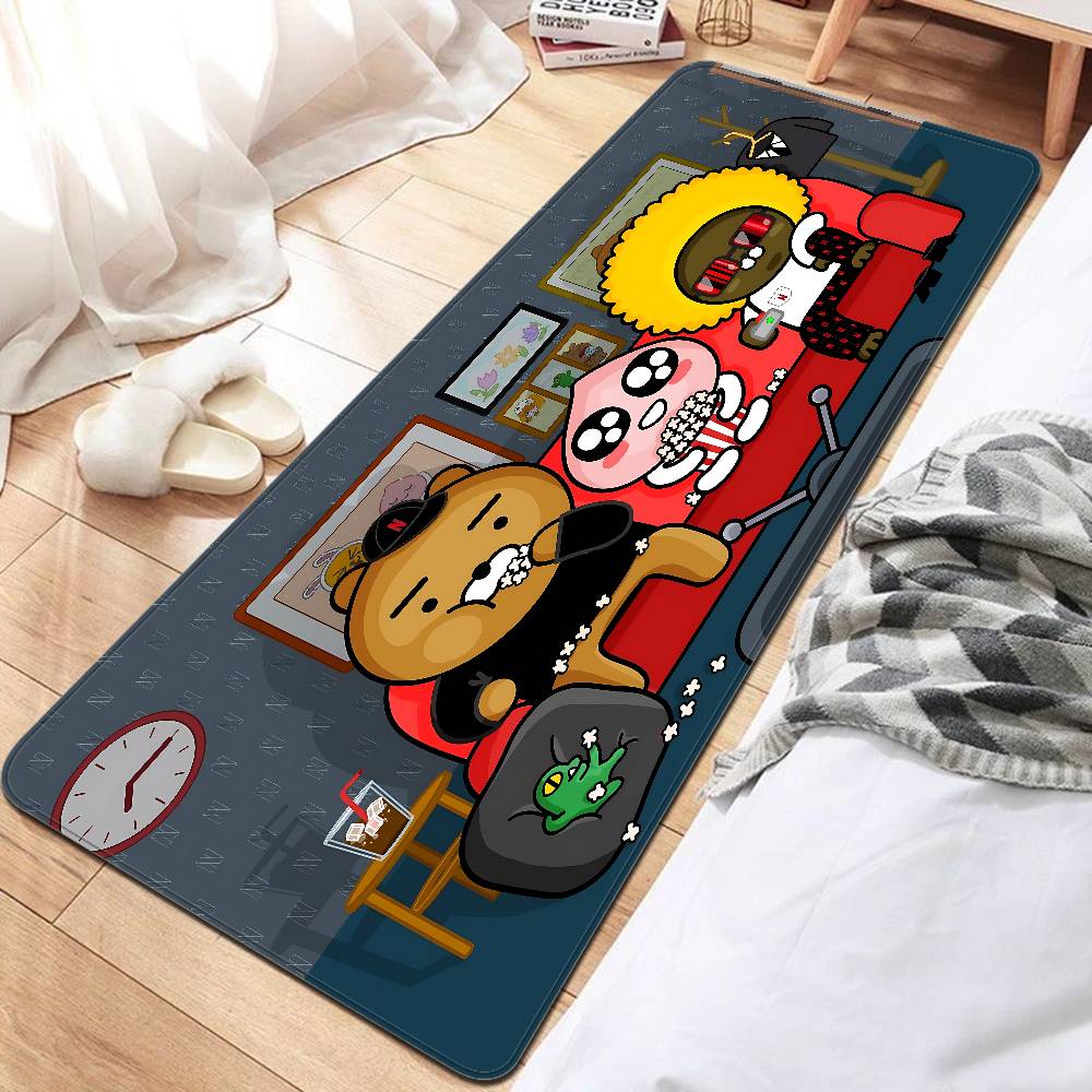 

K-KA-KAOES-FRIENDS Hallway Carpet Retro Multiple Choice Living Room Kitchen Rug Non-Slip Welcome Rug 40x60cm