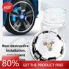 2025 Quente 4pcs Luzes LED de Cubo Tampa Carro Iluminação Flutuante Tampas Centrais de Roda Para VW Volkswagen golf4/6/7 toutan passat ti