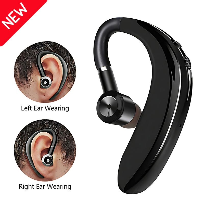 

S109 Беспроводные Bluetooth 5.4 Универсальные Наушники-Крючки Спортивные Деловые Гарнитуры с Одним Ухом Гарнитура Handsfree Наушники С Микрофоном Смартфон Black