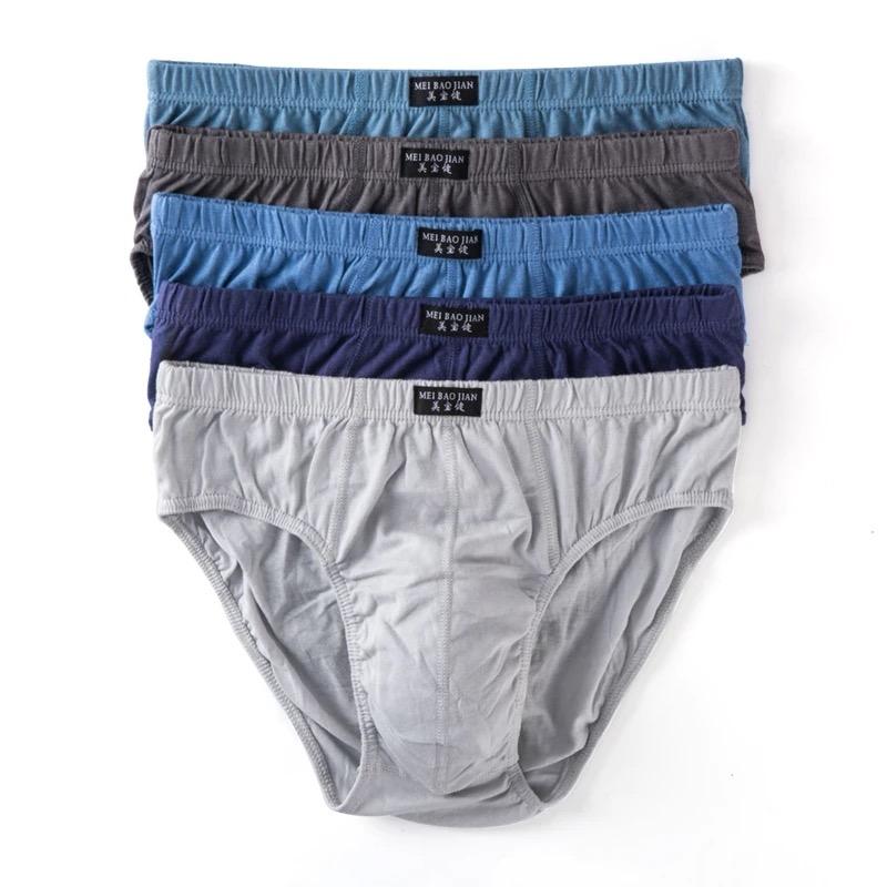 

5 шт. Мужское нижнее белье больших размеров Боксеры Брифы С высокой талией Трусы Дышащие трусы Мужские шорты Кникерсы 6XL 6XL разноцветный