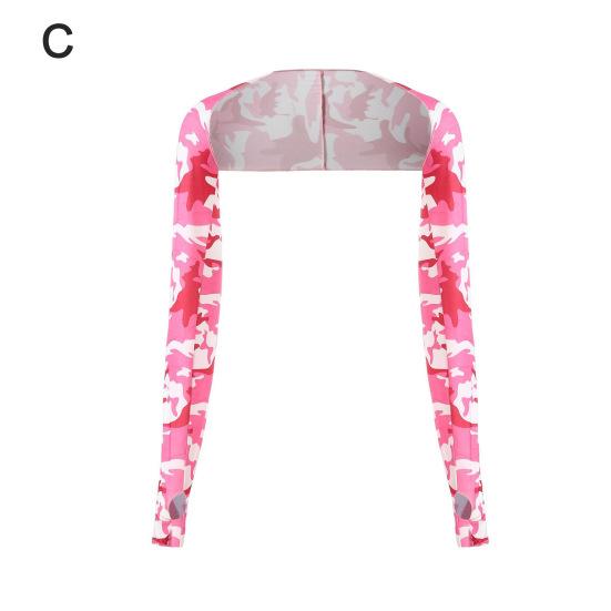 

Shawl Arm Sleeve Anti-UV Wide Application Polyester Comfortable Wearing Cooler Shrug Outdoor Supplies C