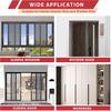 26 Feet Long Reach Weather Stripping Door Seal, V-Shaped Replacement Door Seal Strip Foam Kerf Weather Stripping for Doors Frame Card Slot Door