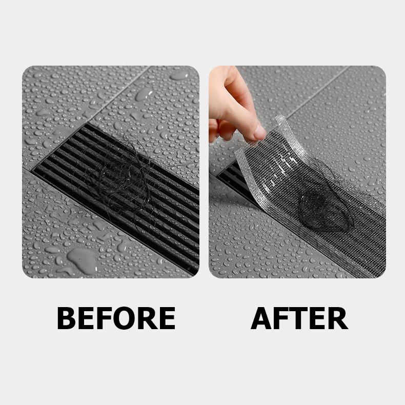 Einweg-Abwasserfilter-Langstreifen-Bodenablauf mit blockierenden rechteckigen Badezimmer-Insektenaufklebern