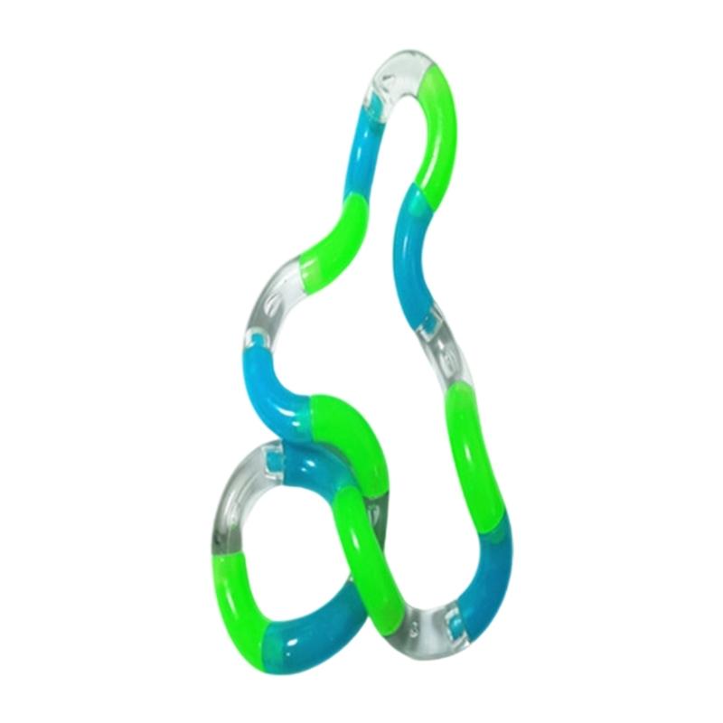 

Flexible Twist Unlock Stress Relief Rope Sensory Fidgets Toy For Office Classroom Glow In The Dark Deformable Rope