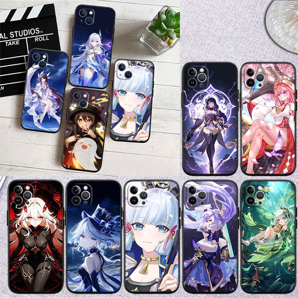 BF65 Genshin Impact Soft Shell Phone Case for Xiaomi Poco C40 C50 C51 C55 C65 C71 C75 F3 F5 F6 F7 M2 M3 Pro Ultra