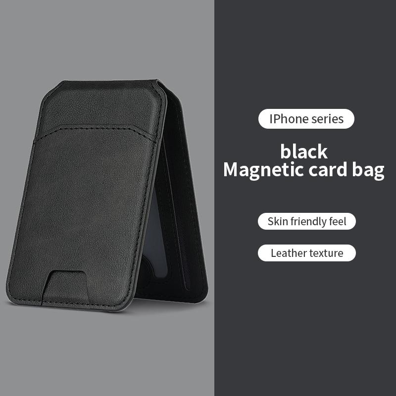 Card Wallet Phone Stand PU Leather Magnetic Card Bag Holder Phone Cases Bracket Stand With Kickstand For IPhone 13/14/15/16/17