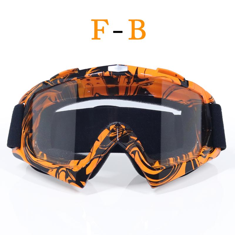 New Arrival High quality transparent Sport racing off road motocross goggles glasses motorcycle dirt bike Clear Lenses2
