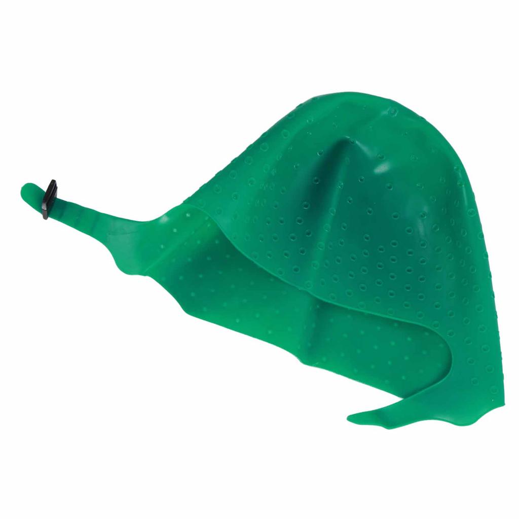 Hair Coloring Highlighting Hat Silicone Reusable DIY Hair Dyeing Hat Tool for Beauty Salon Green
