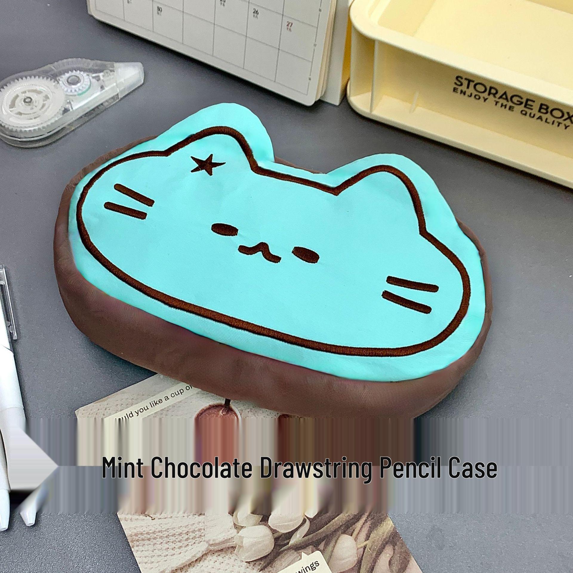 

Luo Cat Large Capacity Pencil Case and Makeup Bag - Cute, Stylish Student Stationery Organizer