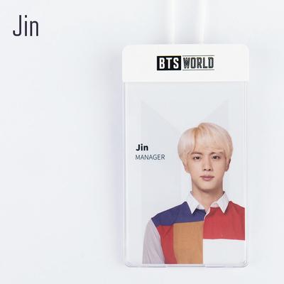 BTS Conjunto de cartões de gerente oficial do BTS MUNDIAL Jin