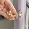 Cute Oil Dripping Dachshund Dog Alloy Brooch Clothing Pin Holiday Party Jewelry Gift