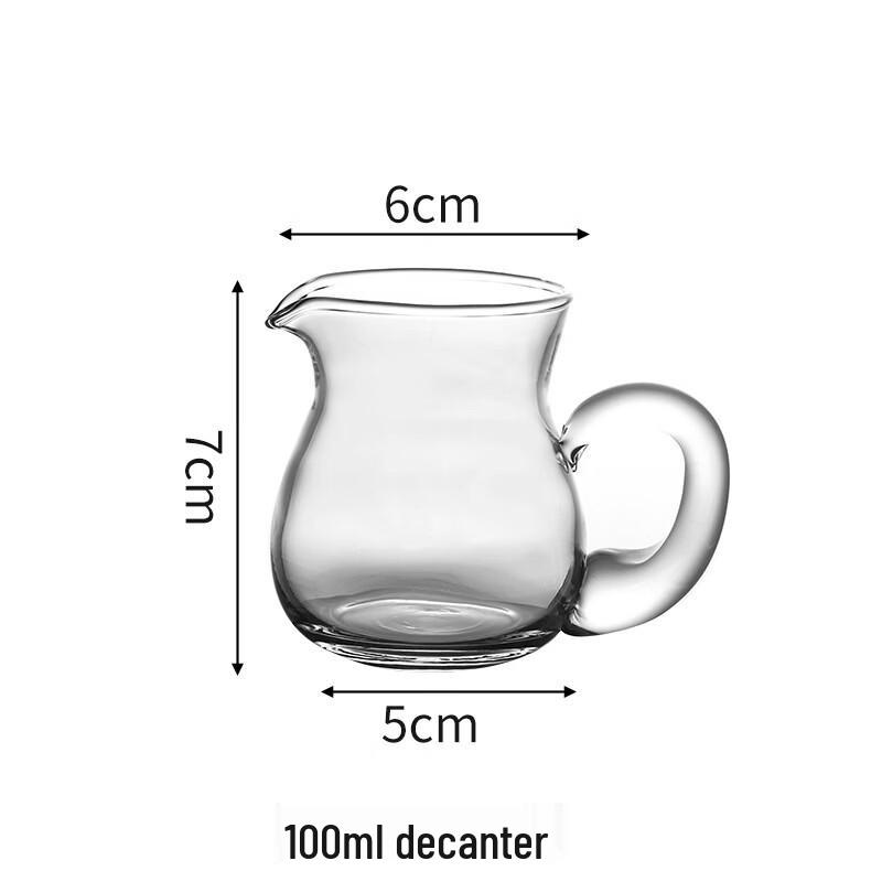 Shangqi 100ml Glass Liquor & Tea Decanter Set