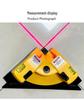 90° Tile Laying Tool: Wall Tile Level, Laser Angle Meter, Right Angle Ground Line Guide