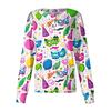 Women's Casual Long-sleeved Single-breasted Printed Protective Clothing Cardigan Top