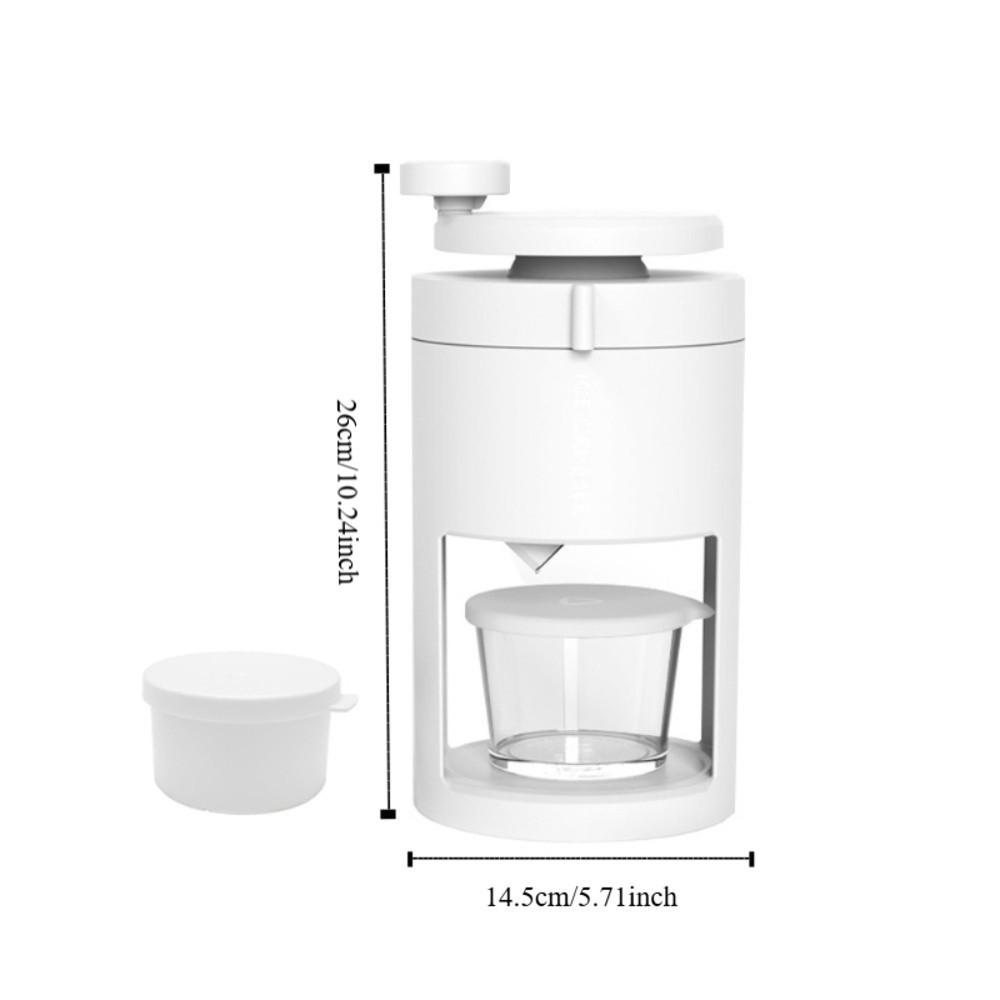 Manual Ice Shaver Pressure Spring Anti-Slip Design Ice Crusher  Easy To Clean