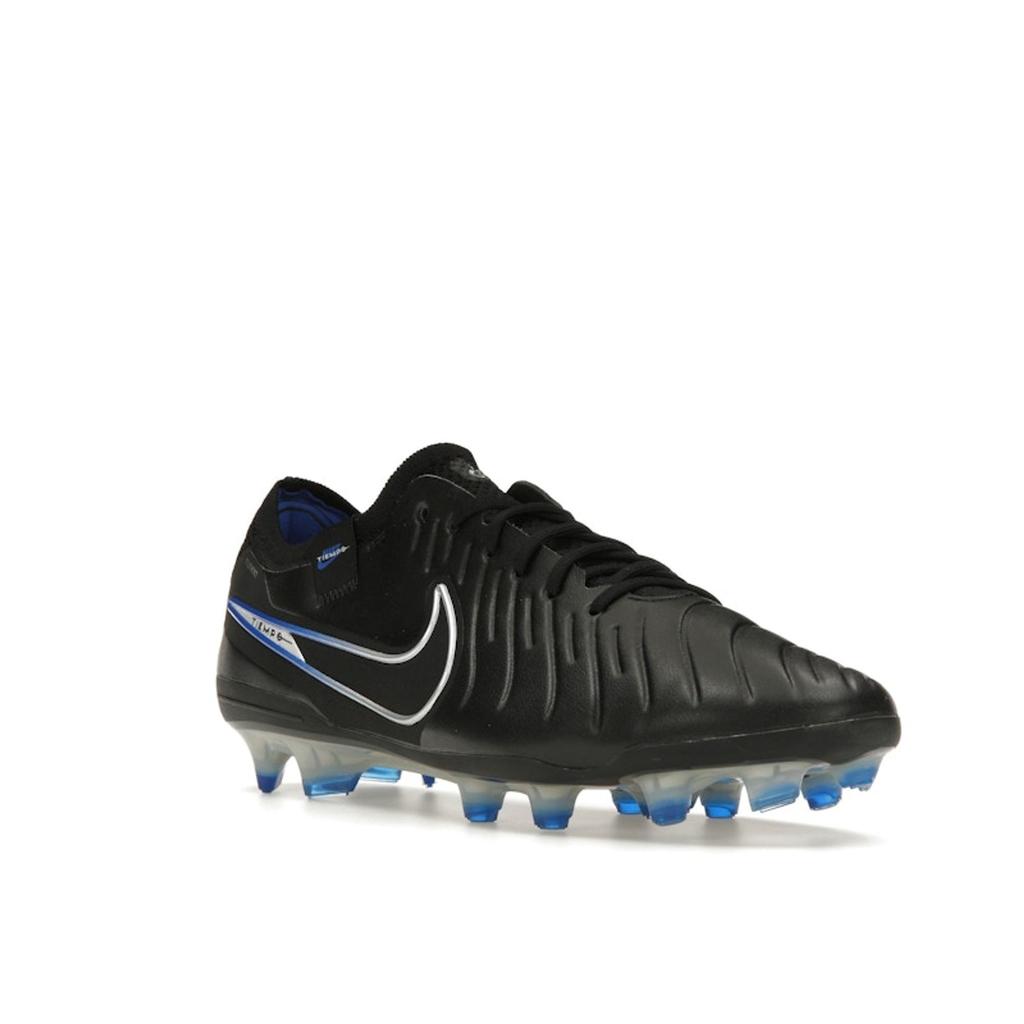 Nike Tiempo Legend 10 Elite FG Shadow Pack Unisex Sneakers Black Hyper-Royal Chrome DV4328-040