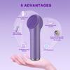 Sonic Warming Facial Cleansing Brush Waterproof Rechargeab Scrubber Exfoliating Vibrating Deep Clean Face Cleaner Skin Care Tool